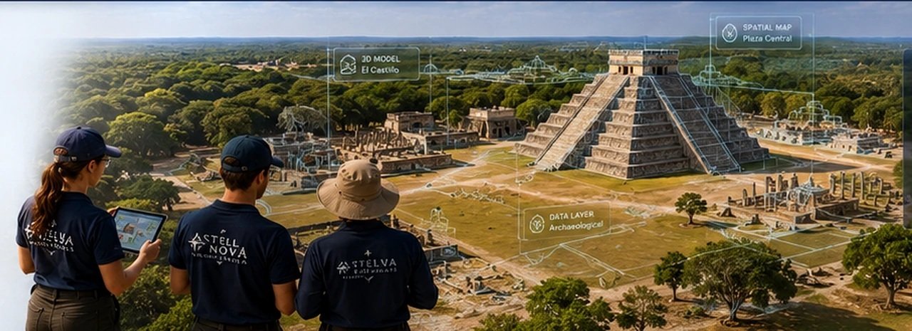 Stella Nova researchers at Chichén Itzá